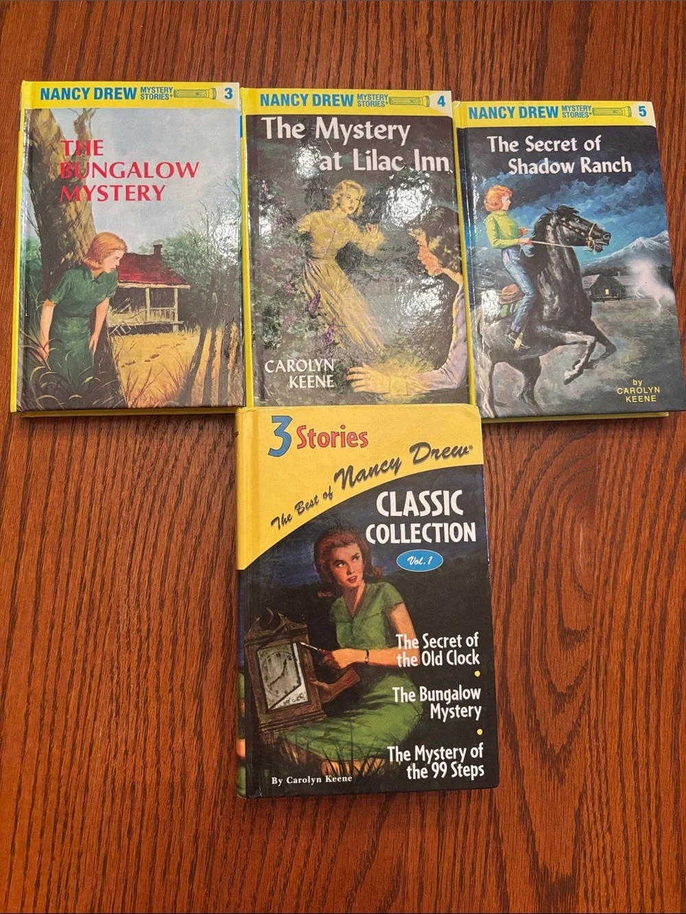 Nancy Drew Hardcover Novels (lot of 4)